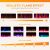 HOMCOM Beépített Elektromos Kandalló Független Lánggal, 3 Fűtési Üzemmóddal és Távirányítóval, 106,7x9,4x47 cm, Fekete 146862323