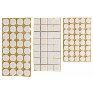 FILC BLISZTER BARNA 20*20MM - 20 DB - U-100-0110 146863119 - Padlóvédő bútorláb alátét