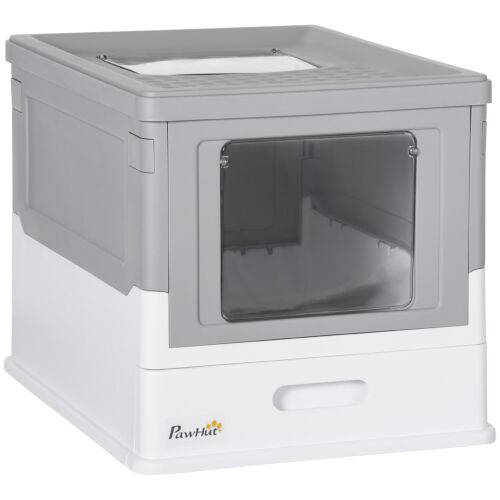 PawHut Lettiera per Gatti Chiusa, Paletta Vassoio Estraibile és 2 Doors 146864787