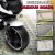 AIYAPLAY 6V-os elektromos motorkerékpár gyerekeknek levehető kerekekkel, fényszórókkal és dallamokkal, 18-36 hónapos korig, fehér 146864963