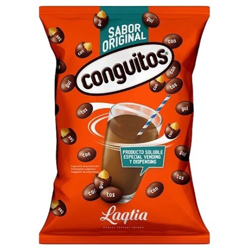Laqtia Chocolate Conguitos forró csokoládé italpor, mogyorós csokoládé ízű (1000 g) 146866744