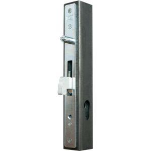 Fémház zárral tolóajtókhoz és kapukhoz, kampós zár, 40x40 mm-es profilhoz, acél 146867125 - Tolóajtó szerelvény