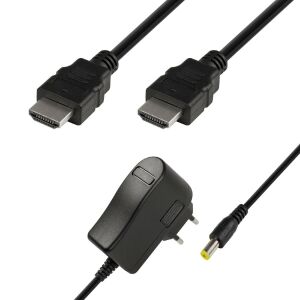 Home TV SMART BOX Android TV, TV-okosító, multimédia-lejátszó, számítógép, egér és billentyűzet csatlakozás, 4/64GB memória, 4x2GHz processzor, 4K 146867216 - HDMI kábel