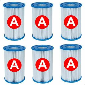 Felfújható medence, Intex, kerek, kék 146867489 - Szűrőbetét