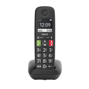 Vezeték nélküli telefon, Gigaset, E290 (DECT), Fekete 146867877 - Irodaszer