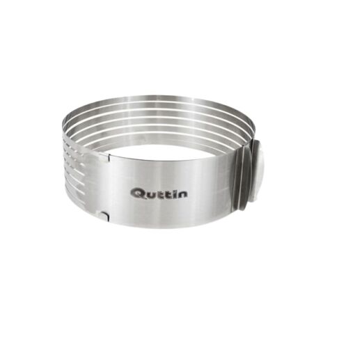 Rozsdamentes acél állítható tortaszeletelő gyűrű vízszintes szeleteléshez, 24-30 cm 146867988