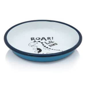 Hlboký tanier 0,75l Dino Metalac smalt/18cm/0,75l 146868378 - Kŕmenie bábätiek