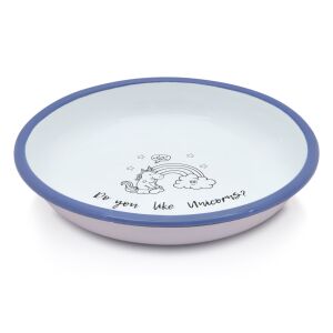 Hlboký tanier 0,75l Unicorn Metalac smalt/18cm/0,75l 146868387 - Kŕmenie bábätiek