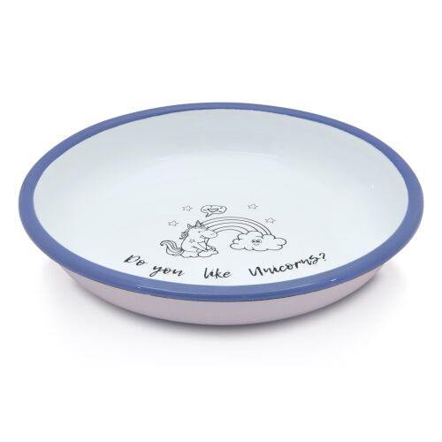 Tiefer Teller 0,75 l Unicorn Metalac Emaille/18 cm/0,75 l 146868387