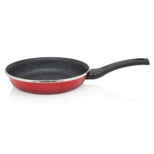 Bratpfanne 1,5 l Granit Induktion rot Metalac Emaille/24 cm/1,5 l 146868412 - Pfannen