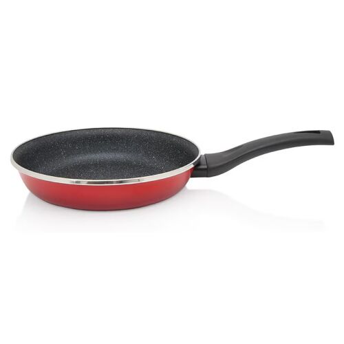 Bratpfanne 1,5 l Granit Induktion rot Metalac Emaille/24 cm/1,5 l 146868412