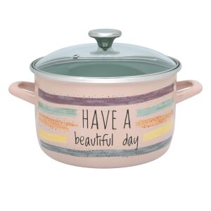 5l hrniec s pokrievkou Divan Dan červený smalt Metalac/22cm/5l 146868420 - Hrnce