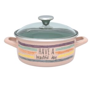 4l Topf mit Glasdeckel Divan Dan Metalac Emaille/20cm/4l 146868444 - Koch- & Backgeschirr