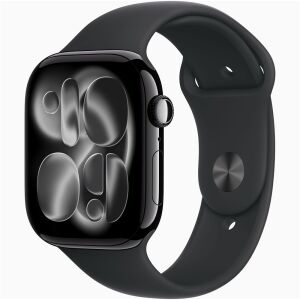 Apple Watch S11 46mm GPS Okosóra M/L Fekete sportszíjjal - Fekete 146868559 - Apple