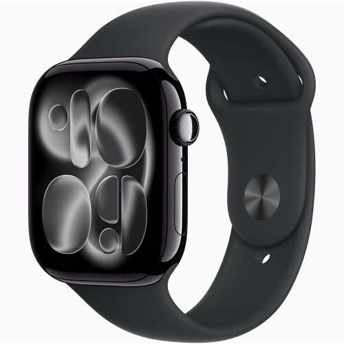 Apple Watch S11 46mm GPS Okosóra M/L Fekete sportszíjjal - Fekete 146868559