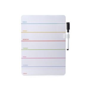 Kikkerland MH70 Heti mágneses törölhető Fali tervező - Fehér 146868566 - Irodaszer