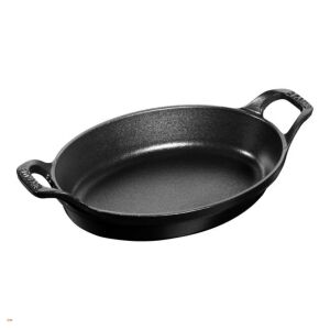 Staub 40509-341-0 Ovális Öntöttvas Sütőedény 28 cm 1,6L - Fekete 146868744 - Staub