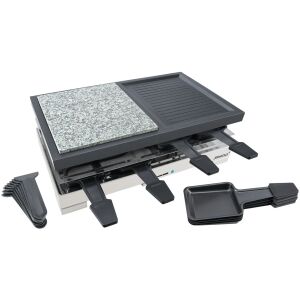 Steba RC 88 Premium Multi Raclette Sütő 1200W - Fekete / Ezüst 146869926 - Vízforraló, Kenyérpirító, Szendvicssütő és Asztali grillsütő