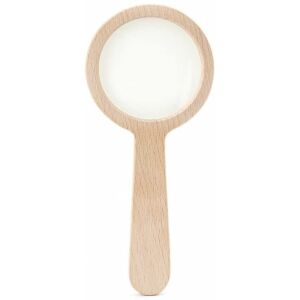 Kikkerland MG58 Kézi 3x Nagyítóüveg bükkfa keretben 146871023 - Nagyító