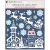 Стикер за декорация с блясък Дядо Коледа в града - 30 x 38 146871303