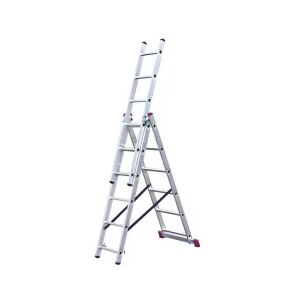 Iris Tools HL-300 3X6 lépcsős alumínium állólétra 3,1 méter 146871415 - Létra & Állvány