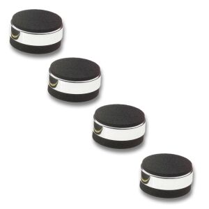 InAkustik 008508 Mini Rezgéscsillapító készlet - Fekete/Szürke (4 db / csomag) 146871544 - Padlóvédő bútorláb alátét