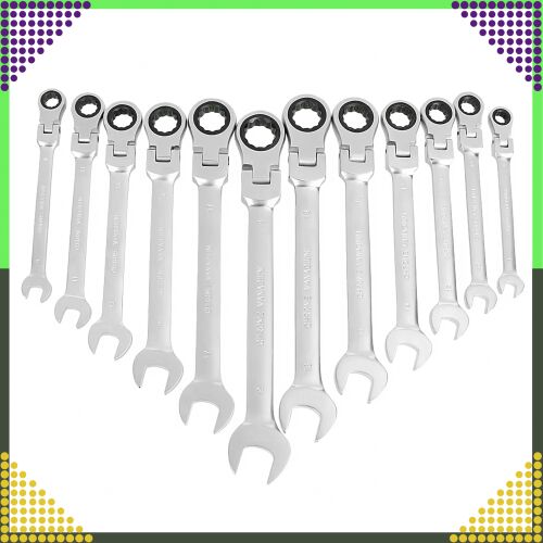 8-19mm-es racsnis villáskulcs készlet, 12 db-os készlet