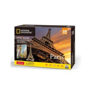 CubicFun 80 db-os 3D puzzle - National Geographics - Párizs, Eiffel-torony (DS0998) 146872473 - Puzzle & Kirakó