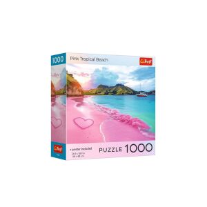 Trefl 1000 db-os puzzle - Rózsaszín trópusi tengerpart (99286) 146872502 - Puzzle