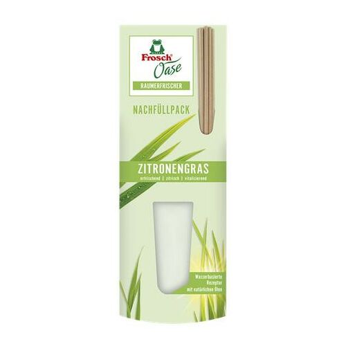 Légfrissítő, 90 ml, utántöltő, FROSCH "Oase", citromfű 146874464