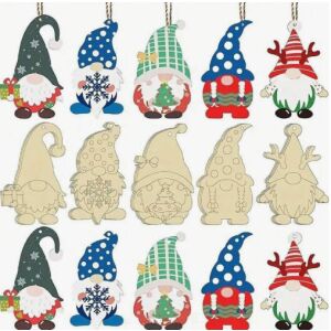 DIY "Csináld magad" színezhető karácsonyfadísz, karácsonyi manók 146874834 - Karácsonyfadísz