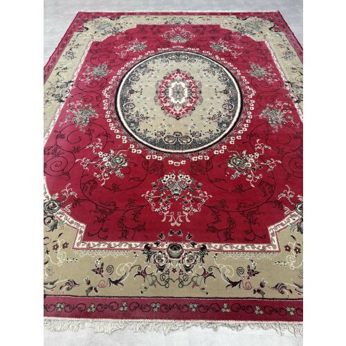 Vintage Perzsa szőnyeg (10) Isfahan Piros 300x400cm 146875094