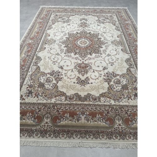 Vintage Perzsa szőnyeg (25-27) Tebriz Krém Lux 300x400cm 146875256