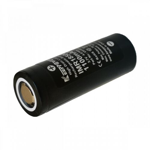 KeepPower 18500 3,7V 1100mAh védett Li-ion akkumulátor (Infiray tube) 146875570