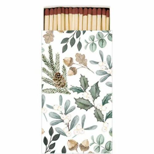 Karácsonyi gyufa - magyal leveles - Collection of leaves 146877956