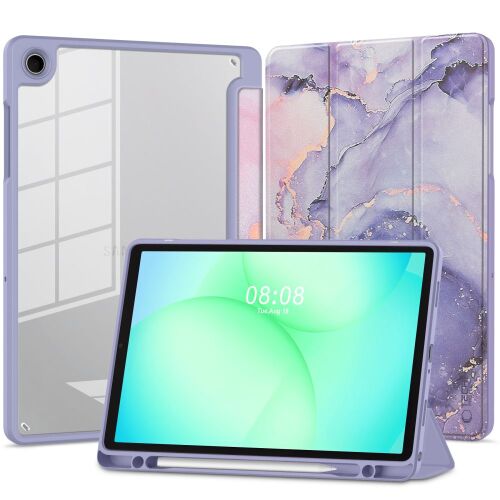 Samsung Galaxy Tab A9 8.7 Tech-Protect Hybrid Lila Marble tok - Tablet tok