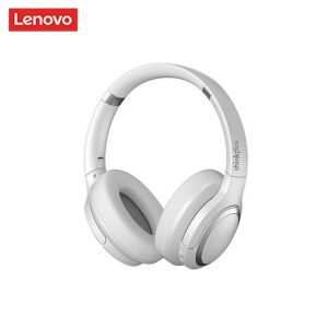 Lenovo® TH40 bluetooth fejhallgató - ANC: aktív zajszűrős mikrofon, 40 mm hangszórók, AAC kódolás, 20 óra használati idő - fehér