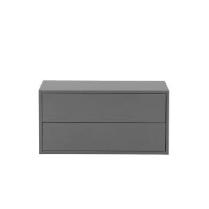 Boxie 2 fiókos fali szekrény 40x80x37 cm antracit 146878490 - Faliszekrény