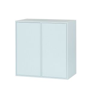 Boxie 2 ajtós fali szekrény 80x80x37 cm kék 146878922 - Faliszekrény