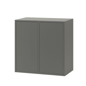 Boxie 2 ajtós fali szekrény 80x80x37 cm antracit 146878929 - Faliszekrény