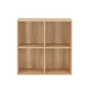 Boxie nyitott fali szekrény 80x80x37 cm sonoma tölgy 146880197 - Faliszekrény