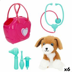 Plüssjáték Colorbaby Filc Műanyag 10 x 17 x 9 cm (6 egység) 146881099 - Orvosos játék