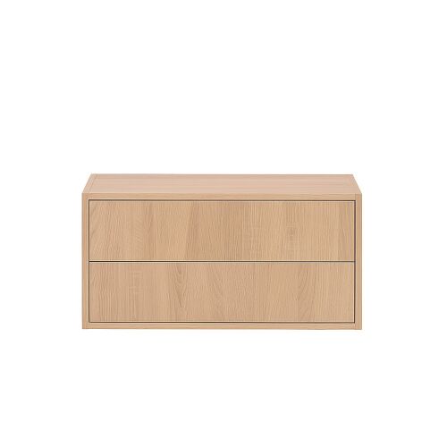 Boxie 2 fiókos fali szekrény 40x80x37 cm sonoma tölgy