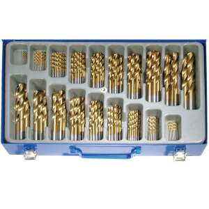Set 170 burghie HSS titan pentru metal 1.0-10.0mm, GEKO G38219 42925506 - Geko Burghie