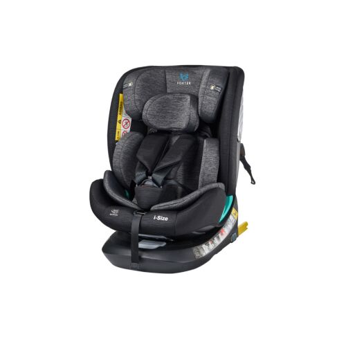 Foxter One I-Size 360°-ban forgatható ISOFIX gyermekülés (40-150 cm) - Black-Grey 146885948