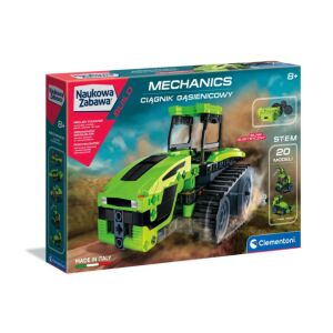 Tudomány és játék Építőipari laboratórium Mechanika Lánctalpas traktor Elektromos motor Lengyel nyelv Clementoni 50689 146886009 - Munkagép gyerekeknek