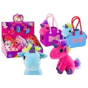 Plüss Unikornis Gumizsákban Színes Sörény 3 Típus 146886014 - Lean Toys