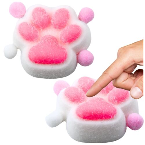 Macskamancs Squishy Anti-stressz Játék Szenzoros Szőrme Squishy Fehér 146886016