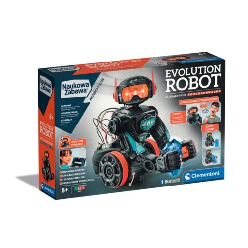 Tudományos és Játékkészlet Evolution Robot 2.0 Bluetooth Elektromos Motor Lengyel Nyelvű Clementoni 50818