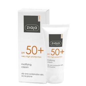 Ziaja Med napvédő mattító krém, pattanásos, zsíros és vegyes bőrre ff50+ 50 ml 146886498 - Napfényvédő